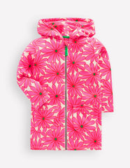 Romie Towelling Zip Throw-On-Festival Pink Giant Daisy / Boden Outlet