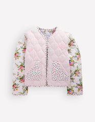 Reversible Quilted Jacket-Floral Hotch Potch / Boden