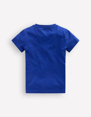 Superstitch T-Shirt-Sapphire Blue Boats / Boden