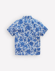 Cotton Linen Shirt-Jungle Woodblock / Boden Sale