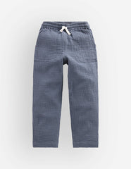 Double Cloth Summer Trouser-North Sea Blue / Boden Outlet