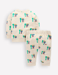 Sweatshirt Play Set-Oatmeal Marl Dippy Egg / Boden us