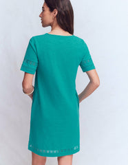 Hattie Jersey T-shirt Dress-Glaze Blue / Boden Sale