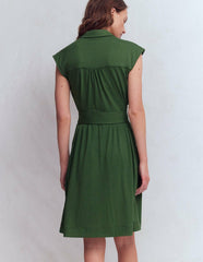Honor Short Jersey Shirt Dress-Broad Bean / Boden Sale