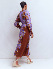 Blouson Sleeve Occasion Dress-Multi Super Bloom / Boden On sale