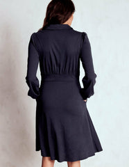 Orla Short Jersey Shirt Dress-Navy / Boden Outlet