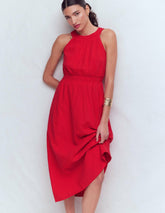 Daphne Double Cloth Dress-Salsa / Boden Online