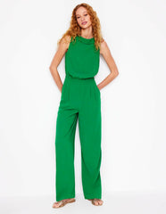 Clarissa Jumpsuit-Rich Emerald / Boden Outlet
