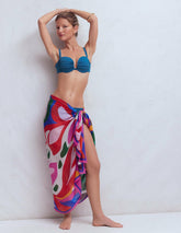 Pleated Cup Bikini Top-Oceanside / Boden Online