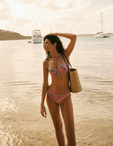 Classic Bikini Bottoms-Pink Paisley / Boden On sale
