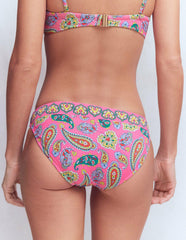 Classic Bikini Bottoms-Pink Paisley / Boden On sale