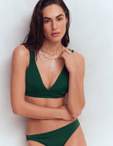 Arles Bikini Top-Mangrove / Boden us