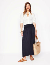 Rosaline Jersey Skirt-Navy / Boden Sale