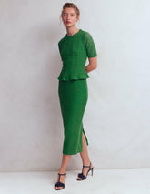Lace Pencil Skirt-Fresh Green / Boden Outlet