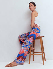 Jacquard Knitted Pants-Multi Aztec / Boden On sale