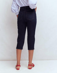5-pocket Capri Jeans-Indigo / Boden us