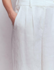 Kensington Linen Pants-White / Boden Sale