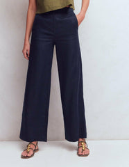 Belgravia Linen Pants-Navy / Boden Discount