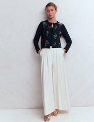 Embellished Knit Cardigan-Navy / Boden