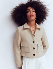 Lisburn Patch Pocket Jacket-Neutral / Boden Sale
