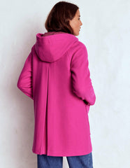 Swing Duffle Coat-Pink Peony / Boden us