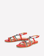Multi Strap Knot Sandal-Multi / Boden Sale