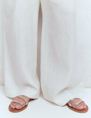 Asymmetric Sandal-Tan/Gold / Boden On sale