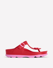 Lyla Toe Post Sandals-Red/Pink / Boden On sale