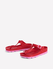 Lyla Toe Post Sandals-Red/Pink / Boden On sale