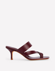 Toe Post Kitten Heel Sandal-Deep Wisteria / Boden Online