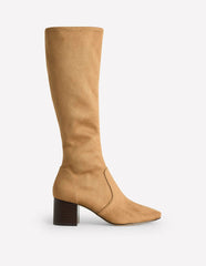Stretch Knee Heel Boots-Acorn / Boden Sale