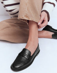 Nya Penny Loafers-Black / Boden Online