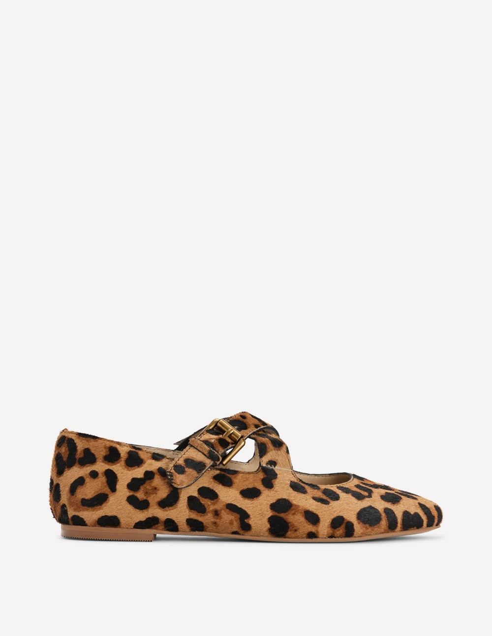 Cross Strap Mary Jane-Classic Leopard / Boden