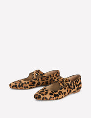 Cross Strap Mary Jane-Classic Leopard / Boden