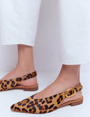 High Cut Flat Point-Classic Leopard / Boden us