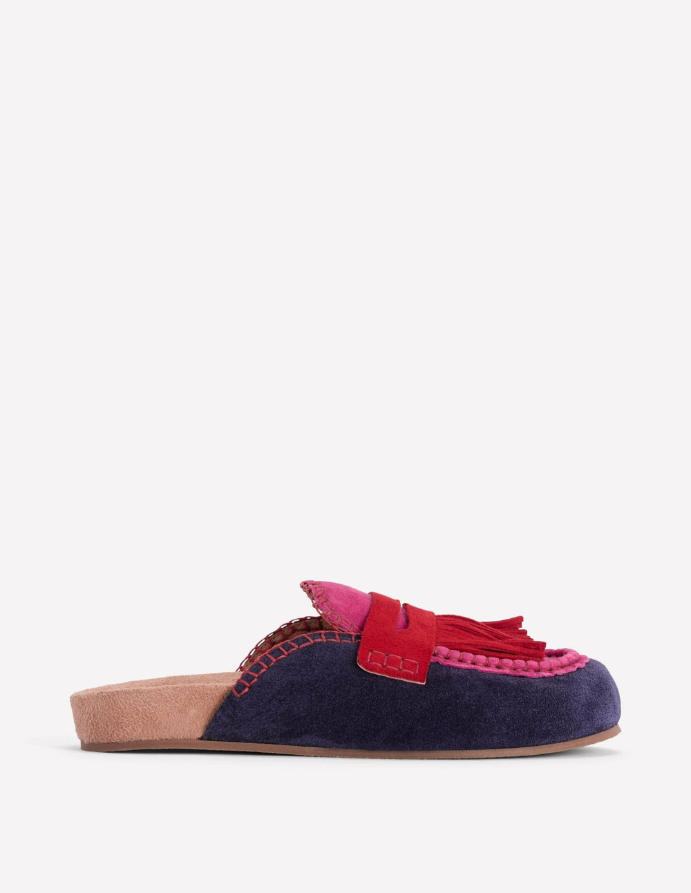 Etta Ghillie Mule Clogs-Colourblock / Boden