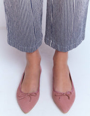 Point Flexi Sole Flats-Pink Suede / Boden Online