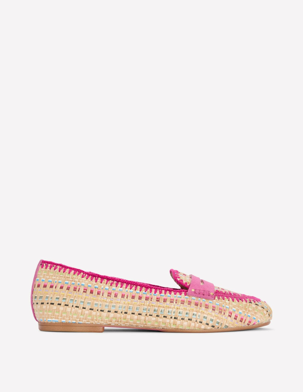 Classic Penny Loafers-Multi Raffia / Boden Discount