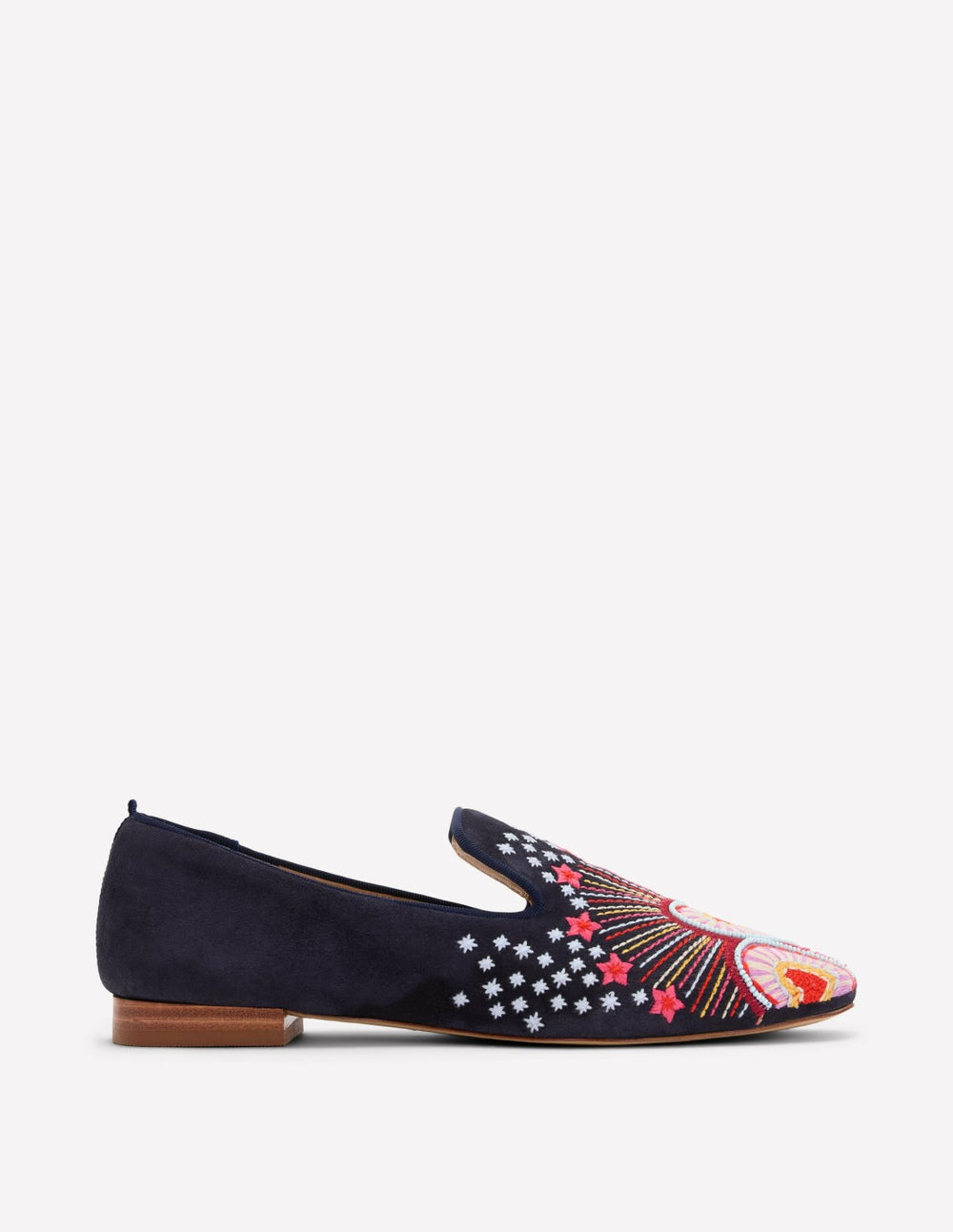 Slipper Cut Loafers-Navy / Boden