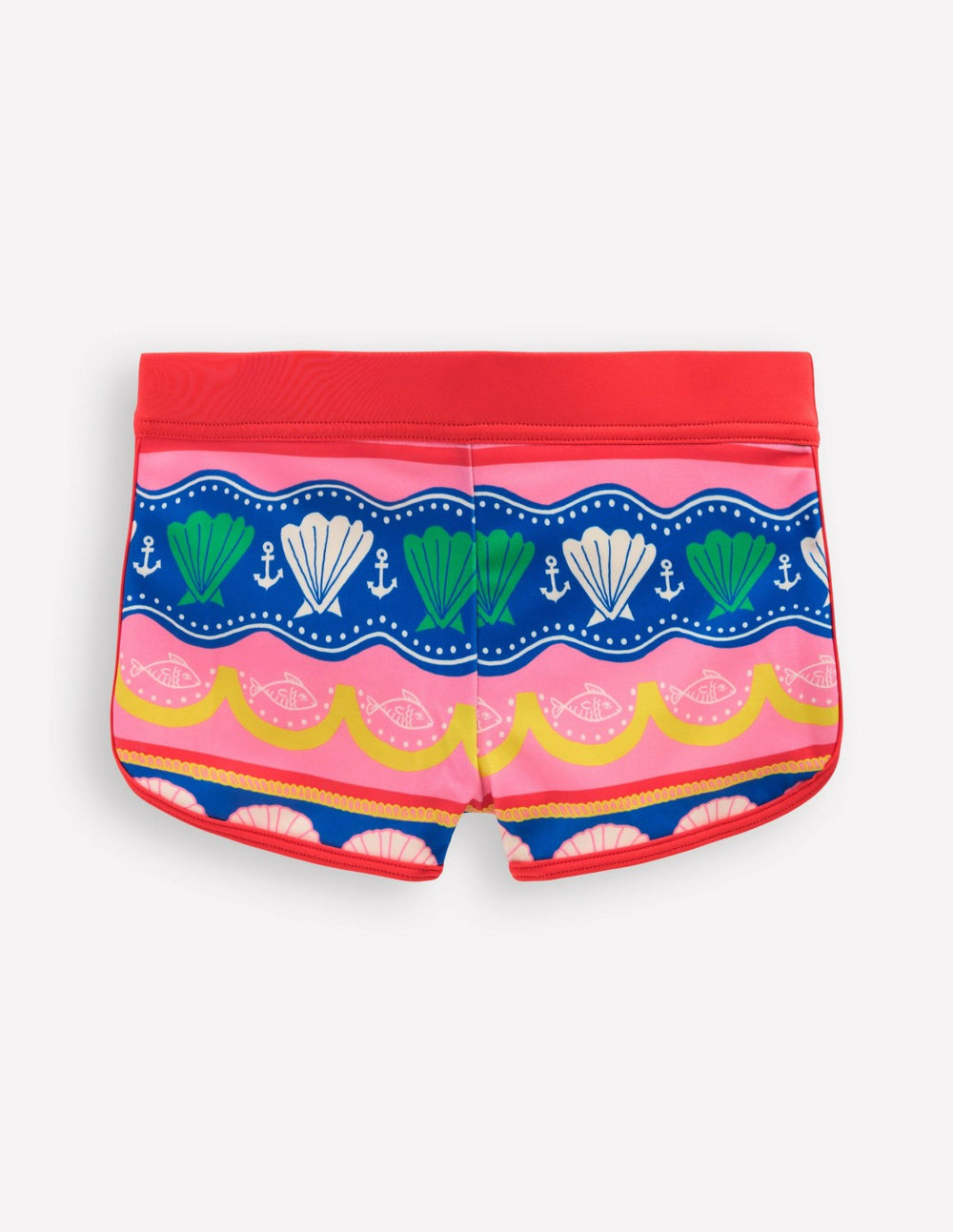 Patterned Swim Shorts-Multi Sea Shell Stripe / Boden Sale