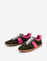 Erin Retro Tennis Trainers-Camo/Pink Peony / Boden Online