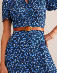Classic Leather Belt-Tan / Boden us