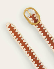 Whipstitch Classic Belt-Tan / Boden Online
