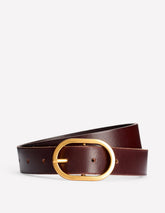 Classic Leather Belt-Bitter Choc / Boden us