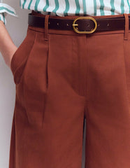 Classic Leather Belt-Bitter Choc / Boden us