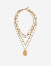 Irregular Layered Necklace-Gold Colour / Boden Discount