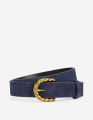 Twist Buckle Belt-Navy / Boden us
