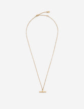 Fine T-bar Pendant Necklace-Gold Colour / Boden Discount