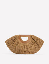 Raffia Moon Clutch-Natural Raffia / Boden On sale