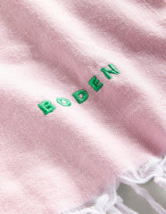 Hammam Towel-Firecracker Orange and Pink / Boden us